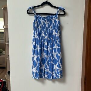 Tybee Island Girls Blue/White ELLA Starfish Boho Sundress,One Size,4-6X,NWT